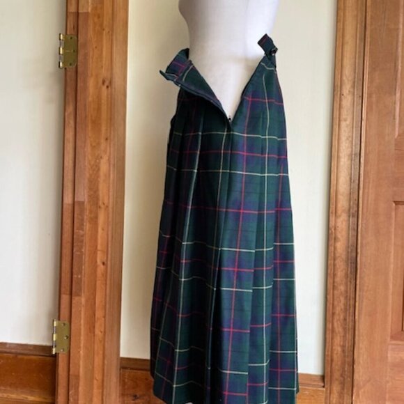 PENDLETON Heritage Tartan Wool Plaid Pleated Midi Skirt Vintage - Picture 6 of 16